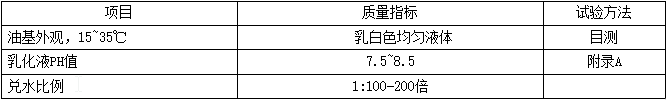 铝压铸脱模剂（MTADCRA）性能指标